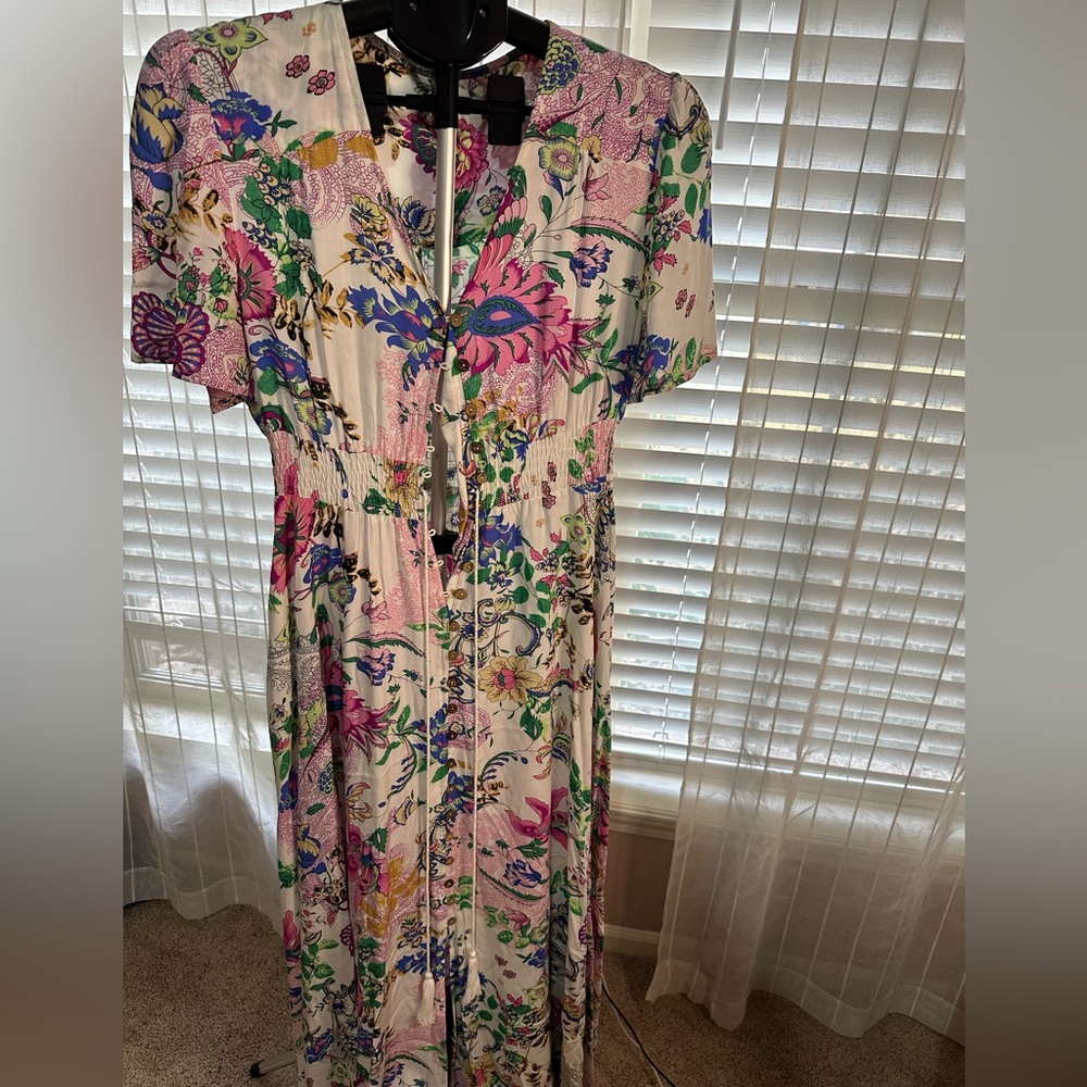 Floral Print Maxi Dress